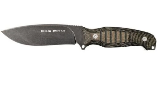 Viper Golia Evolution 4003ECB D2, Black Micarta, Fixed Knife