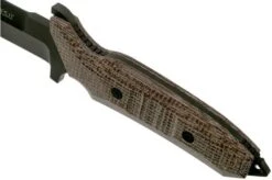 Viper Fearless VT4020CM Sleipner DLC, Brown Canvas Micarta, Fixed Knife, Rumici Design -Knives Store VPVT4020CM 05 viper