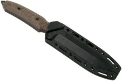 Viper Fearless VT4020CM Sleipner DLC, Brown Canvas Micarta, Fixed Knife, Rumici Design -Knives Store VPVT4020CM 06 viper