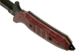 Viper Fearless VT4020CR Sleipner DLC, Red Canvas Micarta, Fixed Knife, Rumici Design -Knives Store VPVT4020CR 04 viper