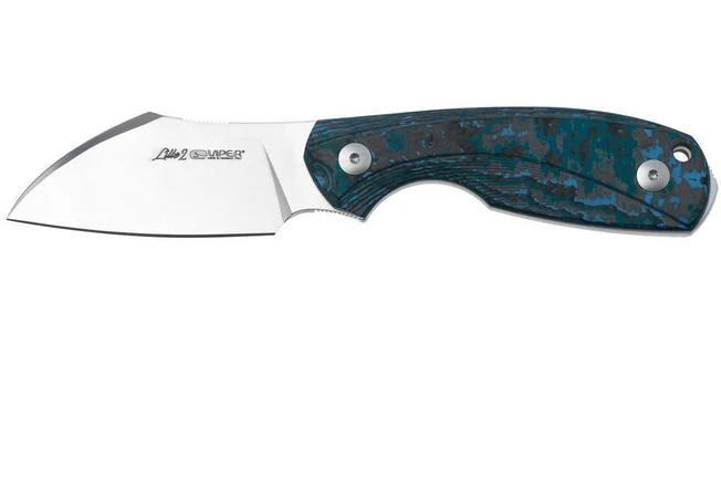 Viper Lille 1, VT4024FCA, Satin Elmax, Arctic Storm Carbonfiber Fixed Knife, Jesper Voxnaes Design 1 Viper Lille 1, VT4024FCA, Satin Elmax, Arctic Storm Carbonfiber Fixed Knife, Jesper Voxnaes Design