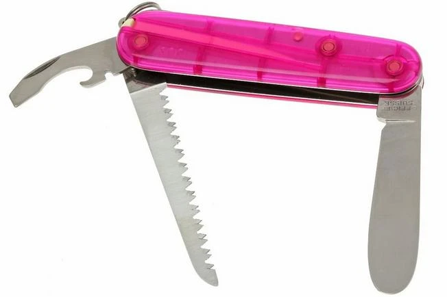 Victorinox Children's Army Knife, My First Victorinox With Saw, Pink 2 Victorinox Children's Army Knife, My First Victorinox With Saw, Pink - Image 2