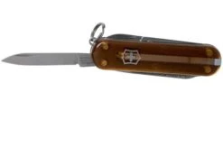 Victorinox Classic SD Translucent Colours, Chocolate Fudge 0.6223.T55G Swiss Pocket Knife -Knives Store VT0 6223 T55G 03 victorinox