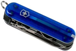 Victorinox Nail Clip 580 Translucent Blue 0.6463.T2 Swiss Pocket Knife -Knives Store VT0 6463 T2 04 victorinox