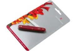 Victorinox Floral Knife 3.9050.B1 Red -Knives Store VT3 9050 B1 07 victorinox