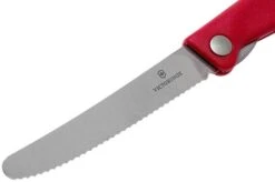 Victorinox SwissClassic 6.7831.FB Serrated Foldable Vegetable Knife, Red -Knives Store VT6 7831 FB 03 victorinox