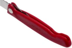 Victorinox SwissClassic 6.7831.FB Serrated Foldable Vegetable Knife, Red -Knives Store VT6 7831 FB 05 victorinox