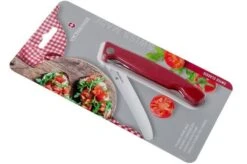 Victorinox SwissClassic 6.7831.FB Serrated Foldable Vegetable Knife, Red -Knives Store VT6 7831 FB 07 victorinox