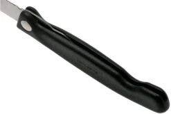 Victorinox SwissClassic Foldable Vegetable Knife Serrated Black, 6.7833.FB -Knives Store VT6 7833 FB 05 victorinox