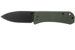 WE Knife Banter 2004F Green Micarta Pocket Knife, Ben Petersen Design
