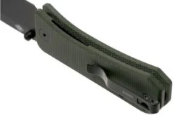 WE Knife Banter 2004F Green Micarta Pocket Knife, Ben Petersen Design -Knives Store WK2004F 05 we knife