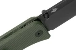 WE Knife Banter 2004F Green Micarta Pocket Knife, Ben Petersen Design -Knives Store WK2004F 06 we knife