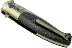 WE Knife Deacon 901C Pocket Knife, Gold -Knives Store WK901C 04 we knife
