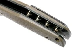 WE Knife JIXX 904B Pocket Knife, Tan G10, Mikkel Willumsen Design -Knives Store WK904B 05 we knife