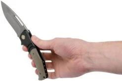 WE Knife JIXX 904B Pocket Knife, Tan G10, Mikkel Willumsen Design -Knives Store WK904B 09 we knife