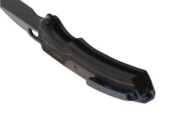 WE Knife Exciton Black Titanium Flamed Titanium, Black Stonewashed CPM 20CV WE22038A-4 Limited Edition Pocket Knife -Knives Store WKWE22038A 4 04 weknife