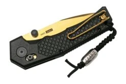 Willumsen Zero7, Z722BNG Black & Gold Pocket Knife -Knives Store WNZ722BNG 04 willumsen