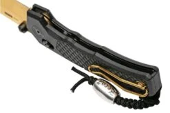 Willumsen Zero7, Z722BNG Black & Gold Pocket Knife -Knives Store WNZ722BNG 05 willumsen