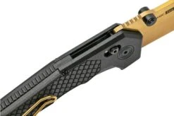 Willumsen Zero7, Z722BNG Black & Gold Pocket Knife -Knives Store WNZ722BNG 06 willumsen