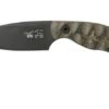 White River Knives GTI 3 Black & OD Green Canvas Micarta, Justin Gingrich Design