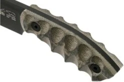 White River Knives GTI 3 Black & OD Green Canvas Micarta, Justin Gingrich Design -Knives Store WRGTI3 LBO 05 white river knives