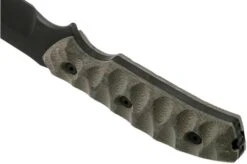 White River Knives GTI 4.5 Black & OD Green Canvas Micarta, Justin Gingrich Design -Knives Store WRGTI45 LBO 04 white river knives