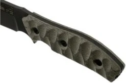 White River Knives GTI 4.5 Black & OD Green Canvas Micarta, Justin Gingrich Design -Knives Store WRGTI45 LBO 05 white river knives