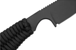 White River Knives M1 Backpacker, Black Paracord, Coated Neck Knife -Knives Store WRM1 PBL CBI 05 whiteriver