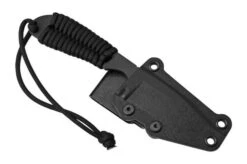 White River Knives M1 Backpacker, Black Paracord, Coated Neck Knife -Knives Store WRM1 PBL CBI 06 whiteriver