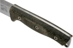 White River Knives Ursus 45 Black Burlap Micarta Bushcraft Knife -Knives Store WRUR45 BBL 05 white river knives