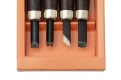 Yoshiharu H-4 Japanese Wood Carving Knives, Set Of 4 -Knives Store YSH 002 03 yoshiharu