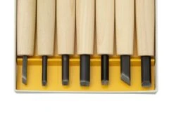 Yoshiharu Y-7 Mitomoto Japanese Wood Carving Knives, Set Of 7 -Knives Store YSH 015 03 yoshiharu