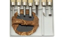 Yoshiharu L-7 Maruichi Japanese Wood Carving Knives, Set Of 7 With Baren -Knives Store YSH 026 03 yoshiharu